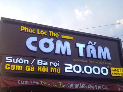 Bảng hiệu Quán Cơm  nghệ thuật