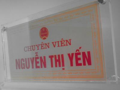 Biển tên công ty  phá cách